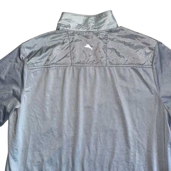 Tommy Bahama Men's Sport On Deck Half Zip Pull Over Jacket Gray Size Small - Picture 6 of 7
